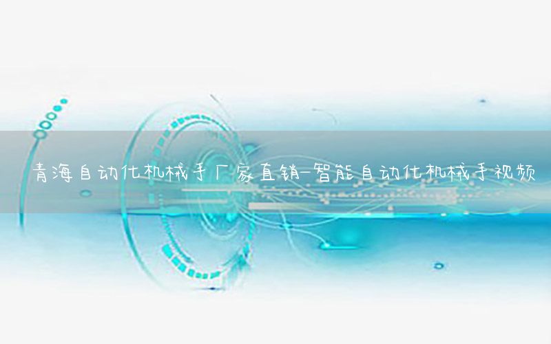 青海自動(dòng)化機(jī)械手廠家直銷-智能自動(dòng)化機(jī)械手視頻